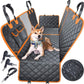 Aputtriver Dog Car Seat Cover for Pets 100% Waterproof with Mesh Window, Scratch Prevent Antinslip Dog Car Hammock, 54''W X 59''L