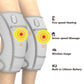 Rechargeable Heated Knee Brace Wrap for Arthritis Pain Relief and Massage 